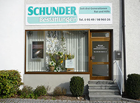 Schunder Bestattungen Standort Trabelsdorf